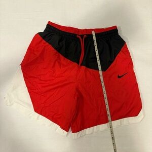 Nike Red and Black Athletic Shorts